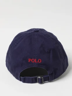 Cappello Polo Ralph Lauren in cotone con logo ricamato