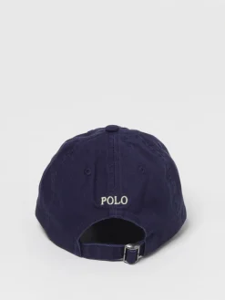 Cappello Polo Ralph Lauren in cotone con logo ricamato