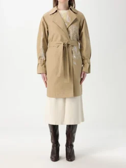 Cappotto a vestaglia in misto cotone Twinset - Actitude