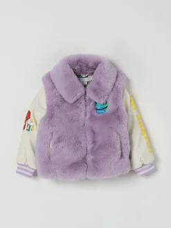 Cappotto con Grafica Amici della Terra in Teddy Stella McCartney Kids