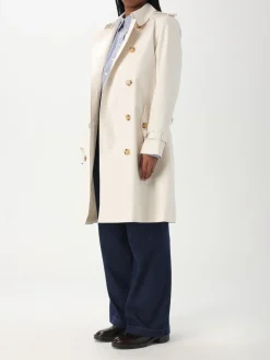 Cappotto doppiopetto Lauren Ralph Lauren in misto cotone