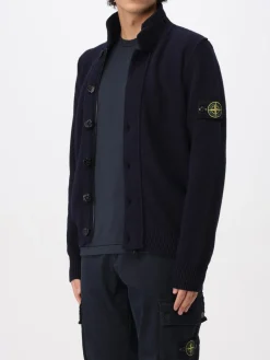 Cardigan a collo alto Lambswool Stone Island