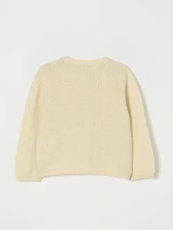 Cardigan a girocollo in lana di Alpaca Bonpoint