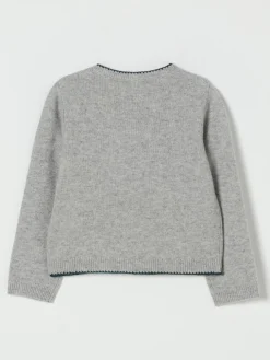 Cardigan a girocollo in lana Bonpoint