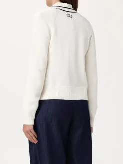 Cardigan a v Liu Jo in cotone con paillettes