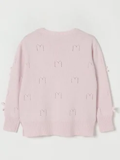 Cardigan con fiocchi all-over Monnalisa