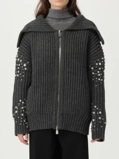 Cardigan Pinko in misto lana con strass