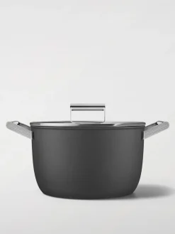 Casseruola Smeg in acciaio inossidabile e antiaderente