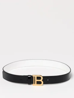 Cintura Balmain in pelle verniciata