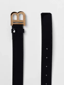 Cintura Balmain in pelle verniciata