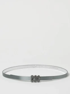 Cintura Efflorescence Roger Vivier in raso con fibbia gioiello