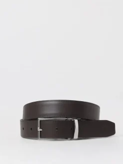 Cintura Emporio Armani reversibile in pelle a grana