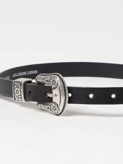 Cintura Golden Goose in pelle con fibbia incisa