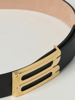Cintura Jumbo Frame Victoria Victoria Beckham in pelle a grana
