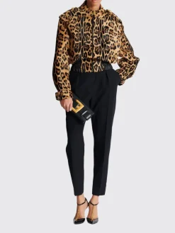 Clutch Anthem Balmain in pelle