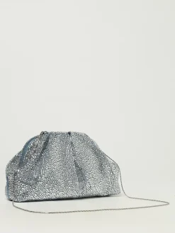 Clutch Cambridge Twenty Fourhaitch in denim con strass