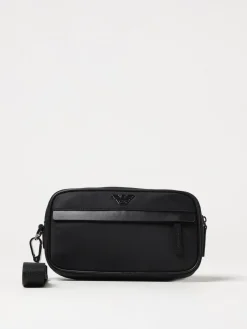 Clutch con placca logo Emporio Armani