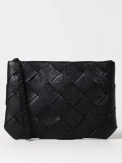 Clutch Diago Bottega Veneta in pelle a grana intrecciata