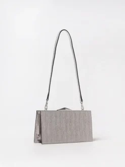 Clutch Diamond Cocktail Jimmy Choo in tessuto lamè