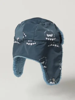 Colbacco Stella McCartney Kids in nylon e pile con paraorecchie