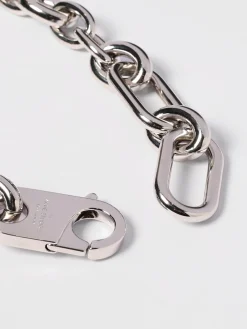 Collana Acne Studios in ottone con lock charm