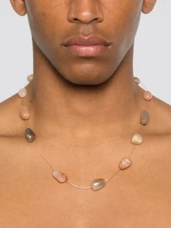 Collana Emporio Armani in ottone con pietre