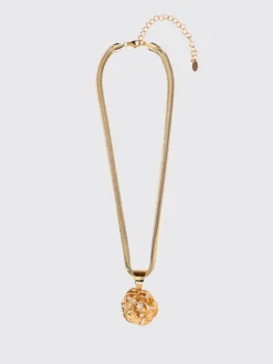 Collana Magda Butrym in ottone con strass incastonati