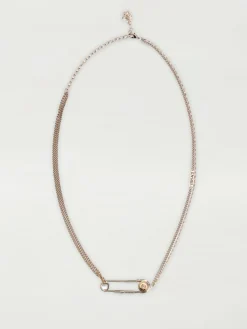 Collana Medusa Pin Versace in ottone