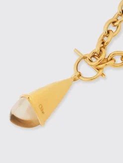 Collana Prism Chloé in ottone con ciondolo
