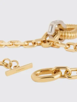 Collana XL Link Rabanne in alluminio con strass incastonati