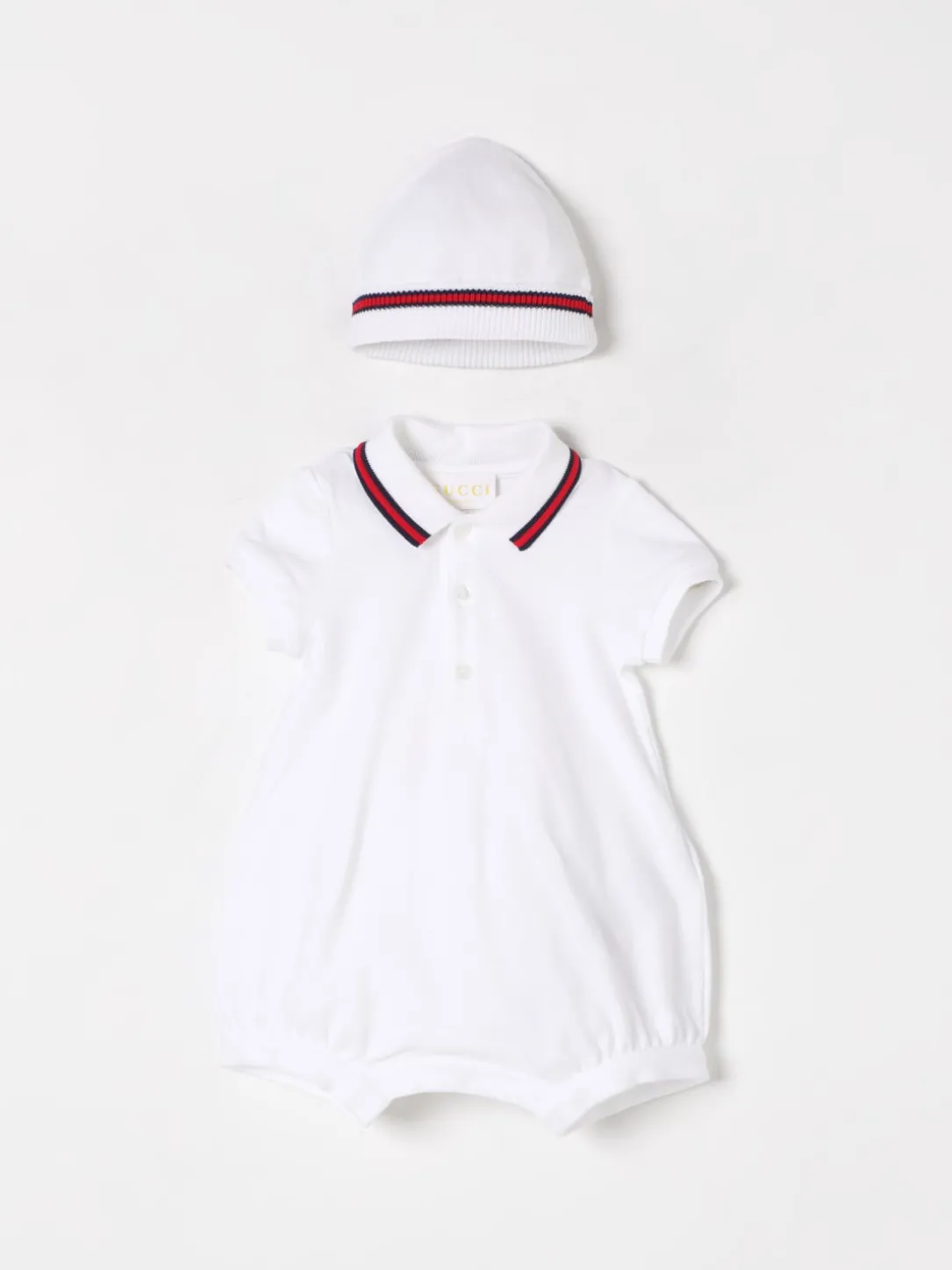 Coordinato 2 pezzi in cotone Web Gucci