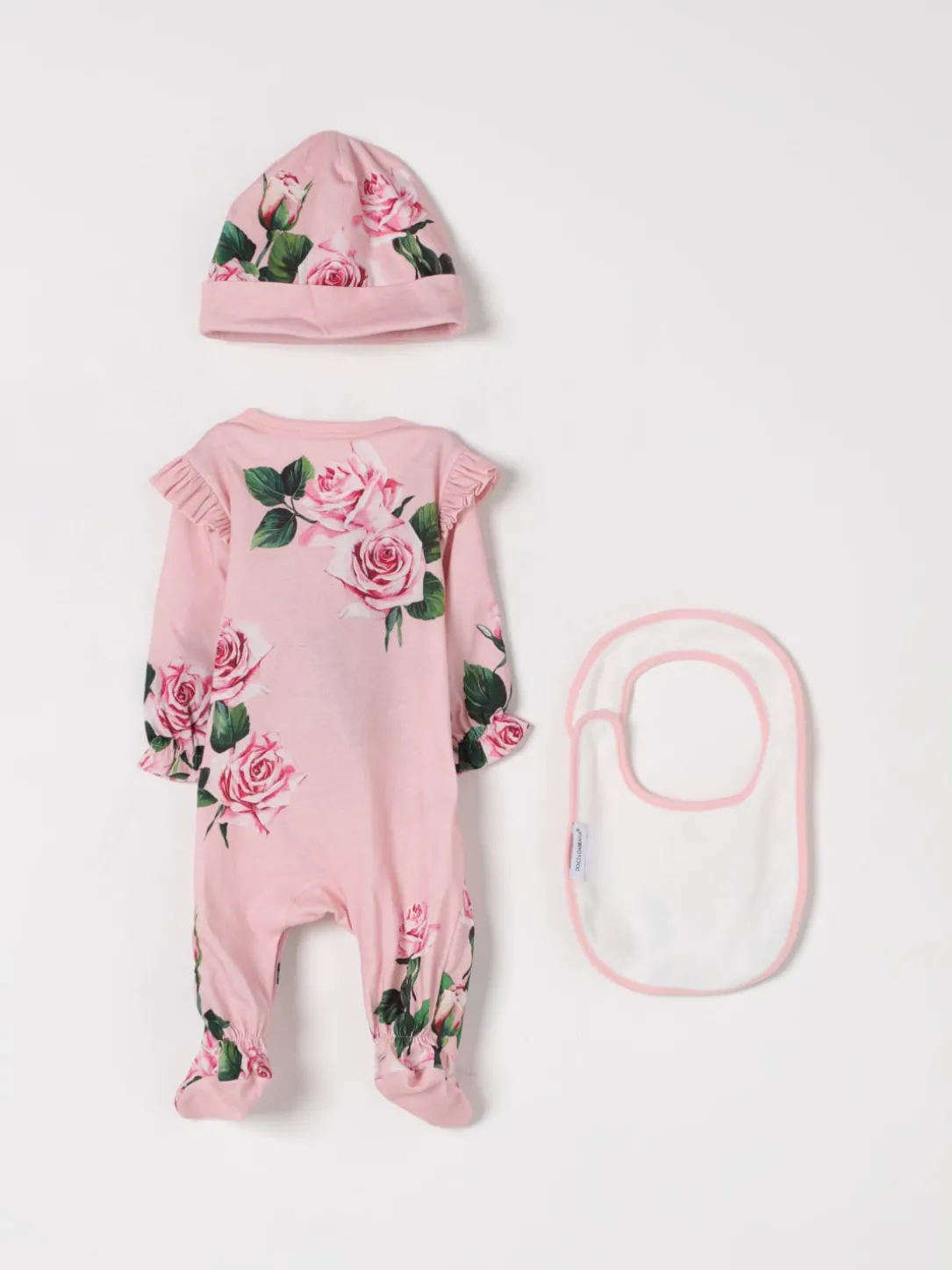 Coordinato 3 pezzi in cotone floreale Dolce & gabbana