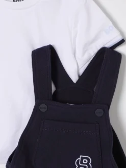 Coordinato 2 pezzi salopette e t-shirt Boss