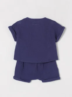 Coordinato con trama seersucker Teddy & Minou in cotone