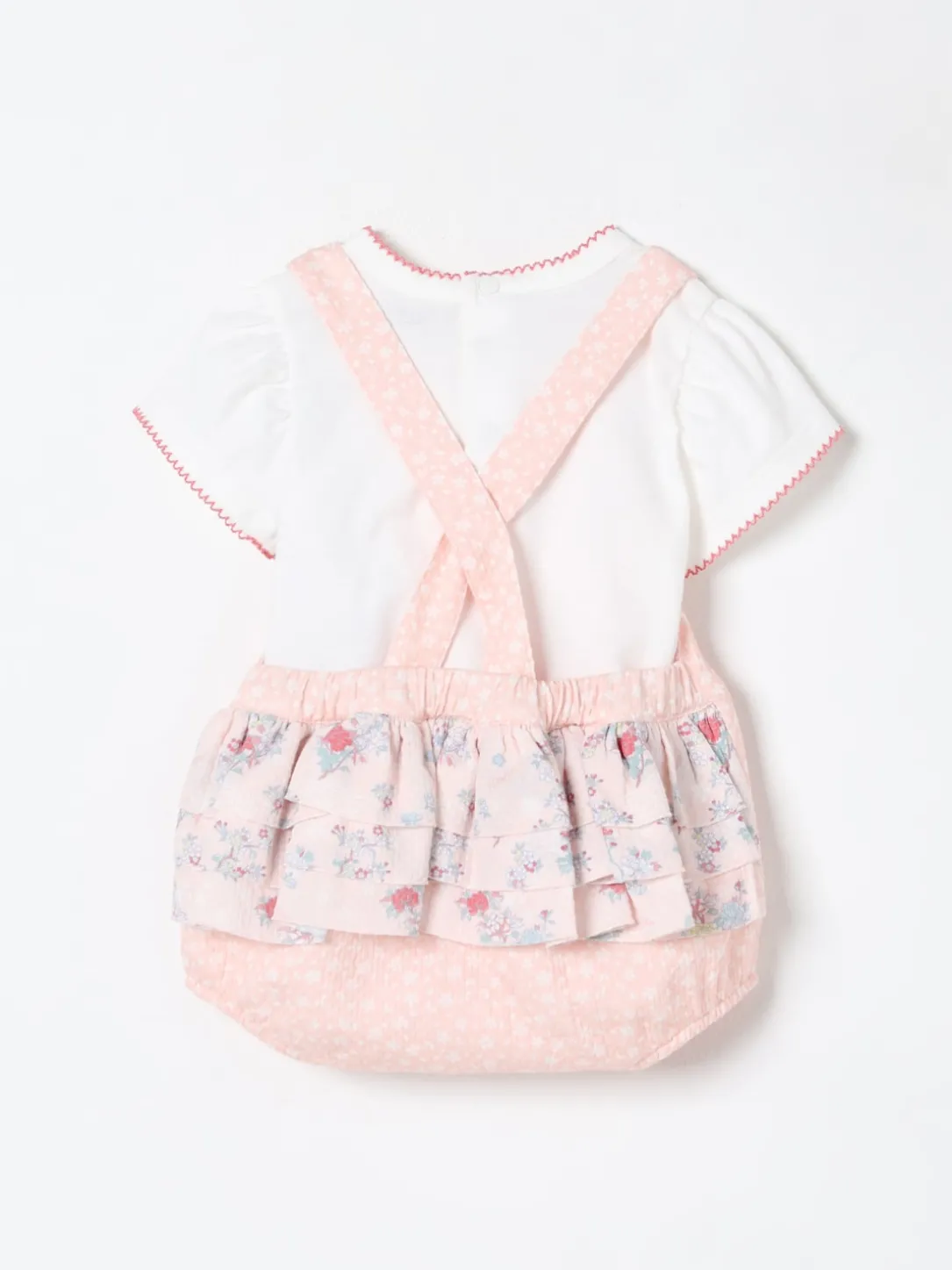 Coordinato in cotone a fantasia floreale Kenzo Kids