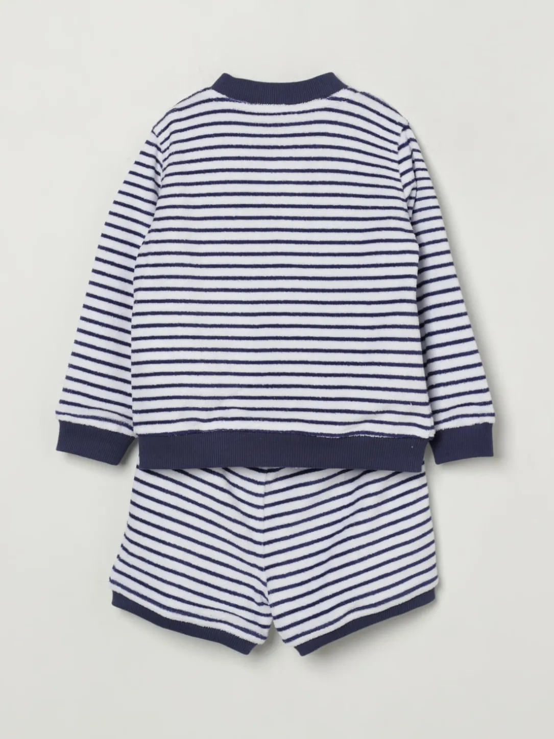 Coordinato in cotone a righe K-way