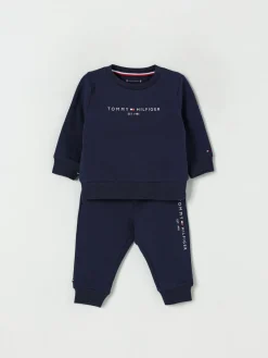 Coordinato in cotone con logo Tommy Hilfiger