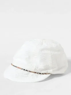 Coordinato in cotone con profili check Burberry