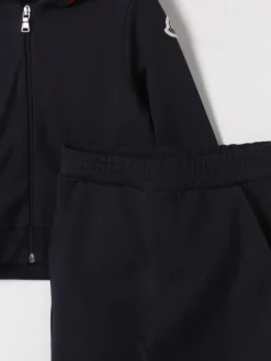 Coordinato in cotone con logo Moncler