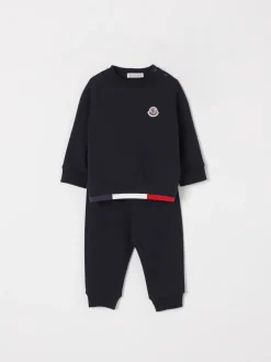 Coordinato in cotone con logo Moncler