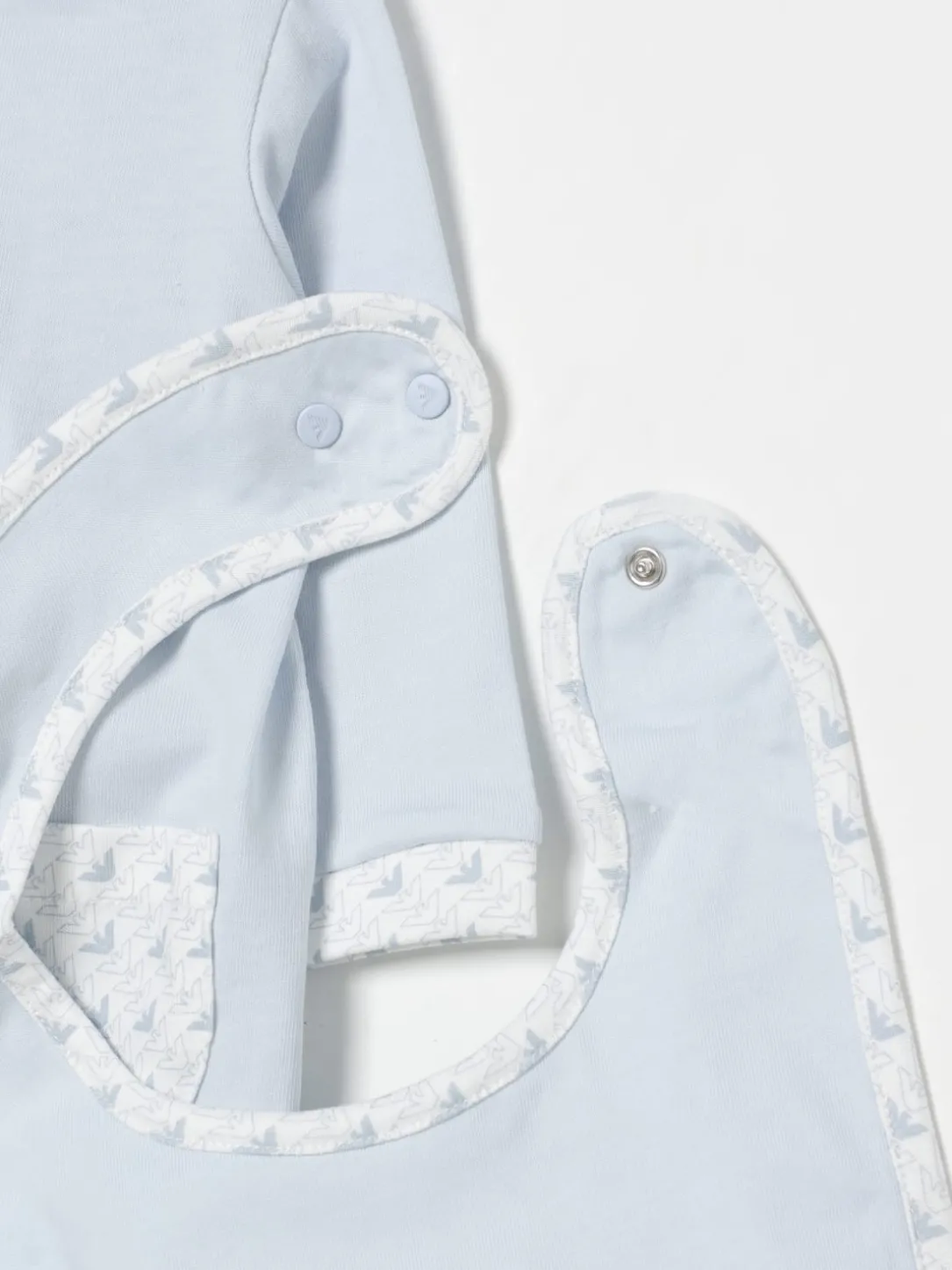 Coordinato in cotone con logo Emporio Armani