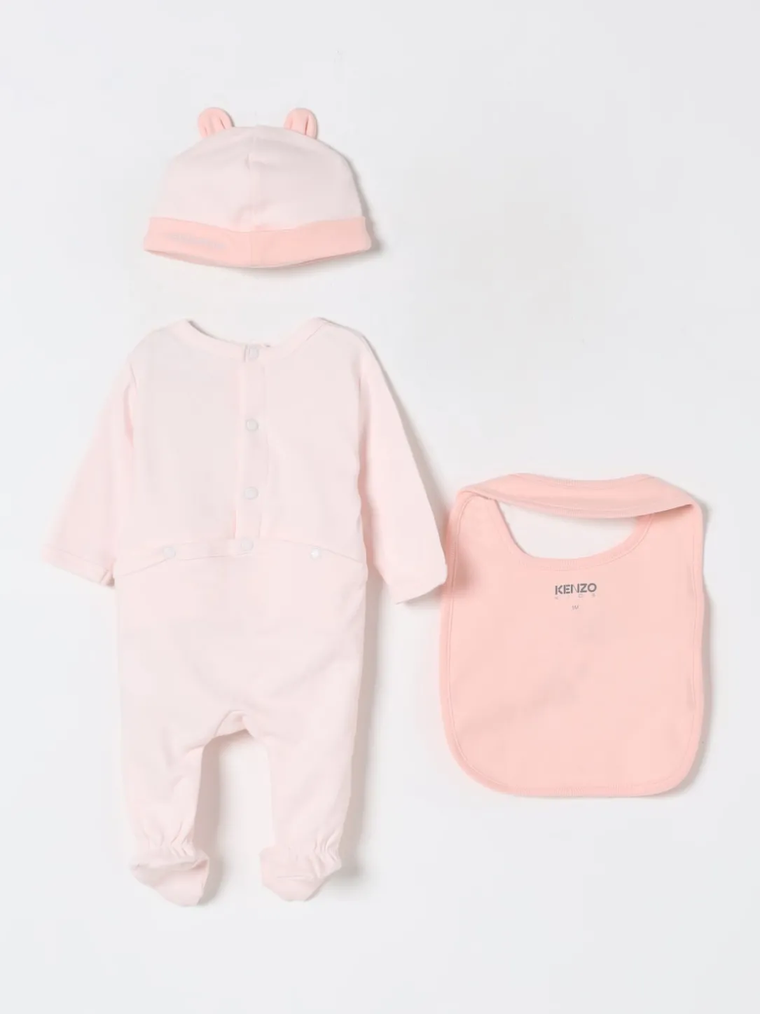 Coordinato in cotone con logo Kenzo Kids