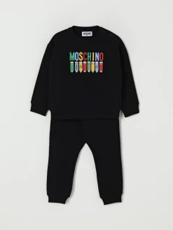 Coordinato in cotone con logo Moschino