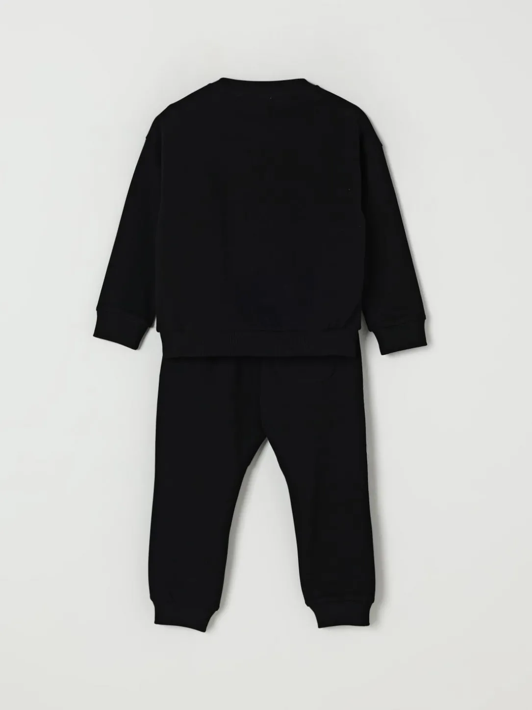 Coordinato in cotone con logo Moschino