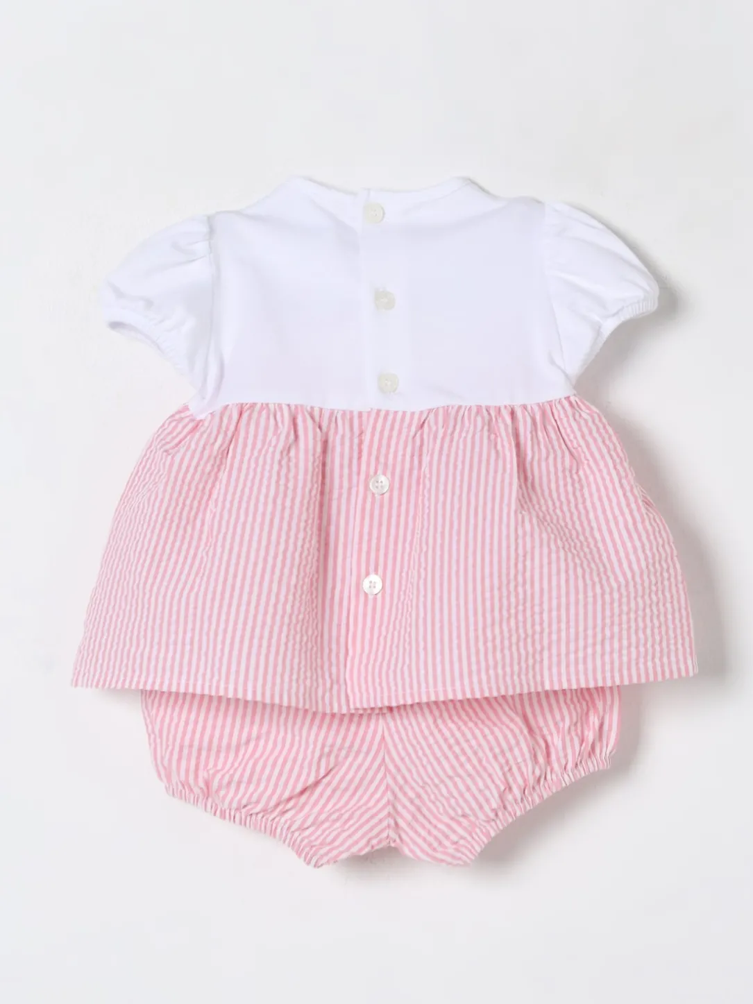 Coordinato in cotone con logo Il Gufo