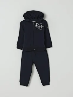 Coordinato in cotone con logo Moncler