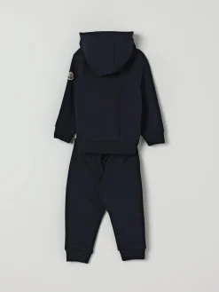 Coordinato in cotone con logo Moncler