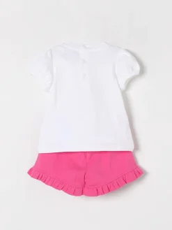 Coordinato in cotone con stampa Teddy Toy Moschino