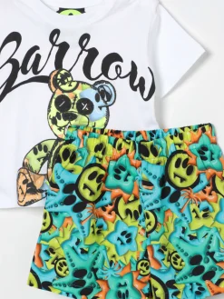 Coordinato in cotone con stampa Bear Barrow Kids