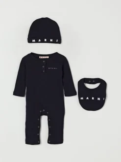 Coordinato in cotone con logo Marni